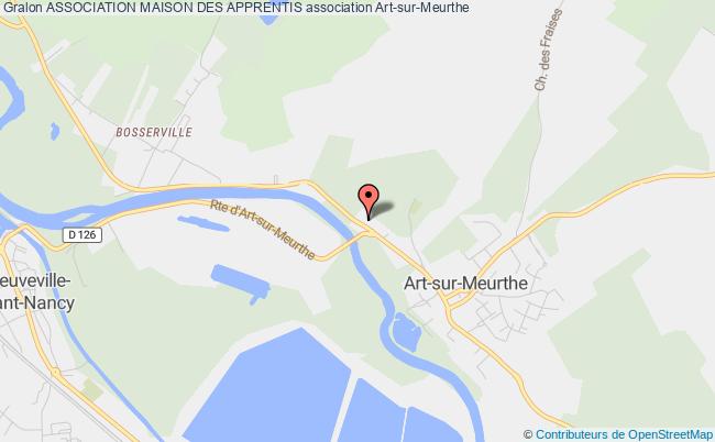 plan association Association Maison Des Apprentis Art-sur-Meurthe