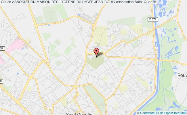 plan association Association Maison Des Lyceens Du Lycee Jean Bouin Saint-Quentin