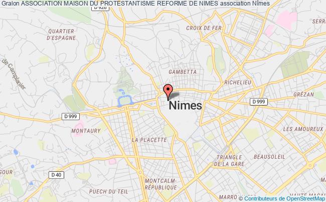 plan association Association Maison Du Protestantisme Reforme De Nimes Nîmes