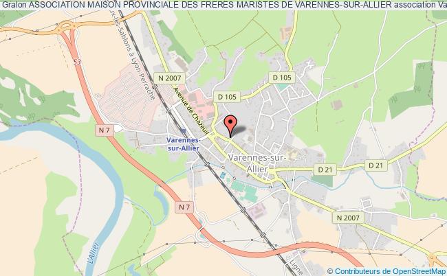 plan association Association Maison Provinciale Des Freres Maristes De Varennes-sur-allier Varennes-sur-Allier