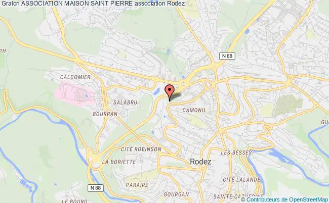 plan association Association Maison Saint Pierre Rodez
