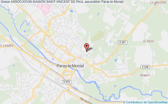 plan association Association Maison Saint-vincent De Paul Paray-le-Monial