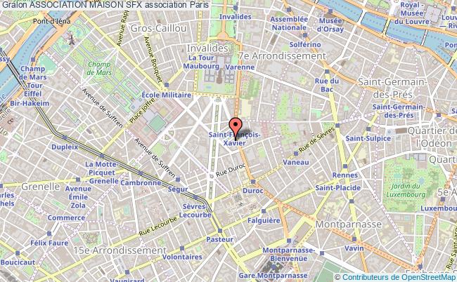 plan association Association Maison Sfx Paris 7e