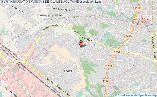plan association Association Maisons De Qualite Aquitaine Lons