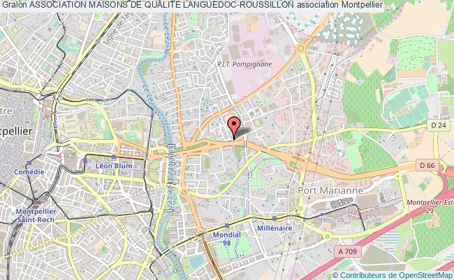 plan association Association Maisons De Qualite Languedoc-roussillon Montpellier