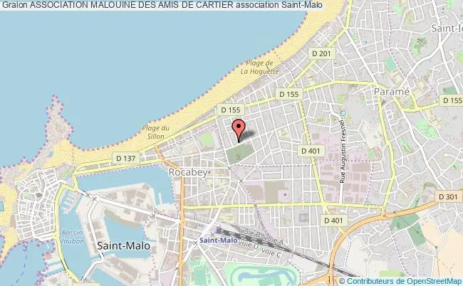 plan association Association Malouine Des Amis De Cartier Saint-Malo