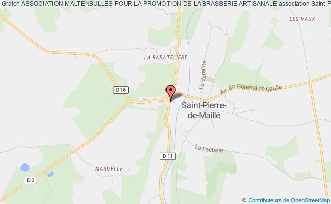 plan association Association Maltenbulles Pour La Promotion De La Brasserie Artisanale Saint-Pierre-de-Maillé