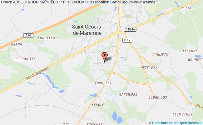 plan association Association Mam "les P'tits Landais" Saint-Geours-de-Maremne