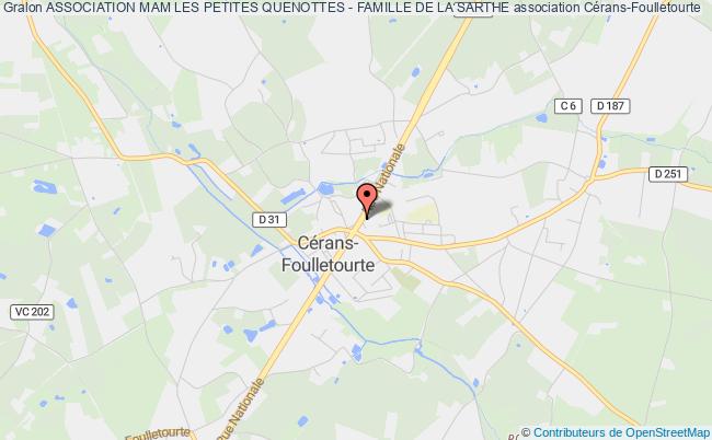 plan association Association Mam Les Petites Quenottes - Famille De La Sarthe Cérans-Foulletourte