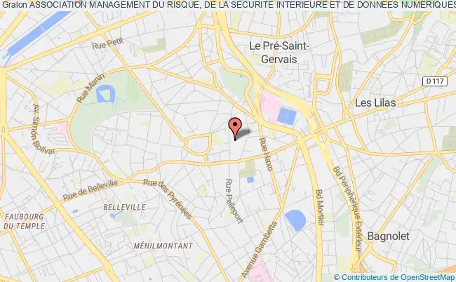 plan association Association Management Du Risque, De La Securite Interieure Et De Donnees Numeriques (mrsidn) Paris 19e
