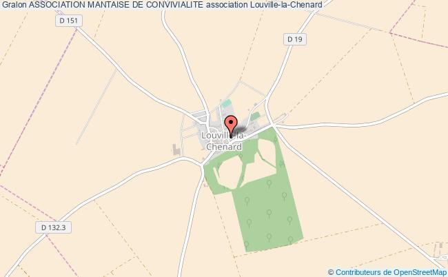 plan association Association Mantaise De Convivialite Louville-la-Chenard