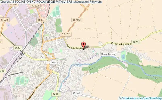 plan association Association Marocaine De Pithiviers Pithiviers