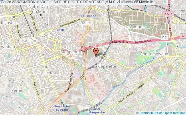 plan association Association Marseillaise De Sports De Vitesse (a.m.s.v) Marseille