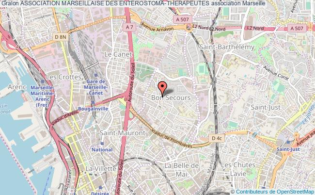 plan association Association Marseillaise Des Enterostoma-therapeutes Marseille 14