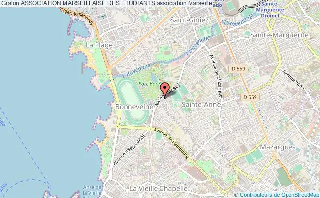 plan association Association Marseillaise Des Étudiants Marseille 8