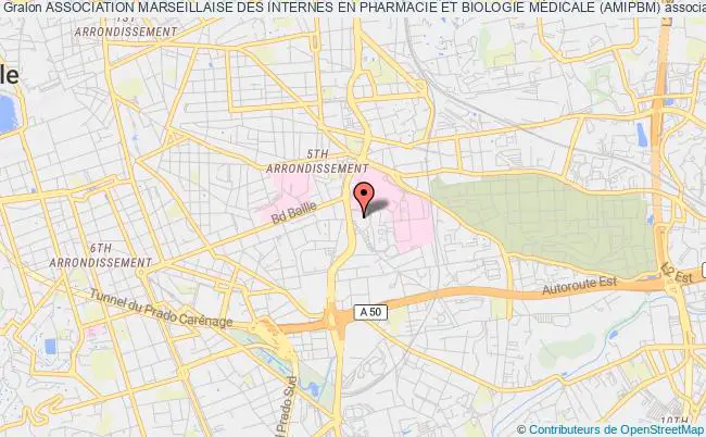 plan association Association Marseillaise Des Internes En Pharmacie Et Biologie MÉdicale (amipbm) Marseille 5
