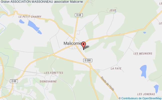 plan association Association Massonneau Malicorne