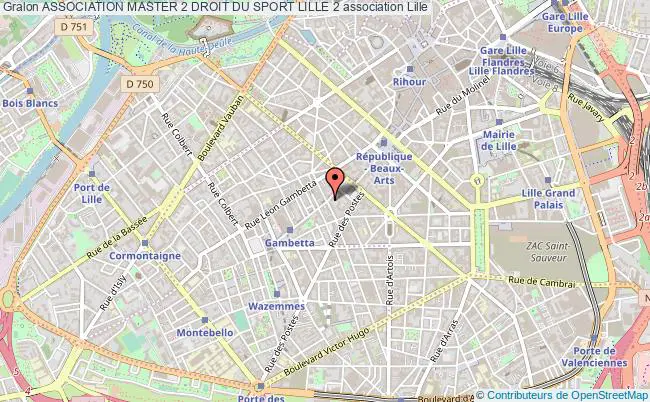 plan association Association Master 2 Droit Du Sport Lille 2 Lille