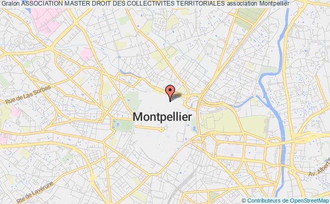 plan association Association Master Droit Des Collectivites Territoriales Montpellier cédex