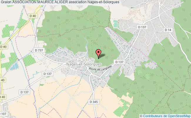 plan association Association Maurice Aliger Nages-et-Solorgues