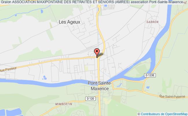 plan association Association Maxipontaine Des RetraitÉs Et SÉniors (amres) Pont-Sainte-Maxence