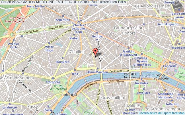 plan association Association Medecine Esthetique Parisienne Paris 16e