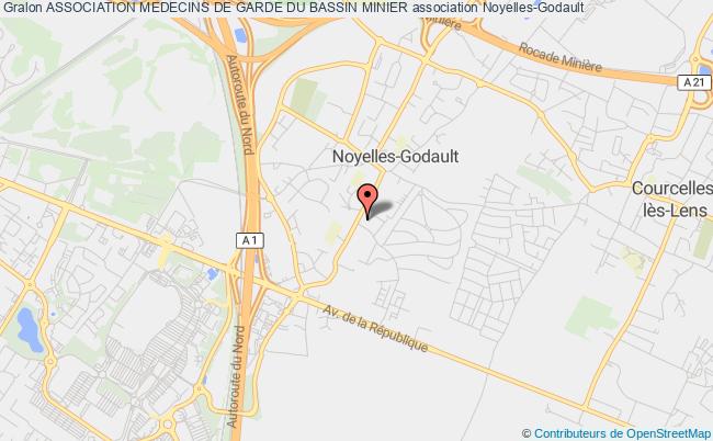 plan association Association Medecins De Garde Du Bassin Minier Noyelles-Godault