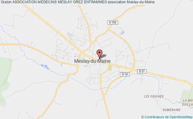 plan association Association MÉdecins Meslay Grez Entrammes Meslay-du-Maine