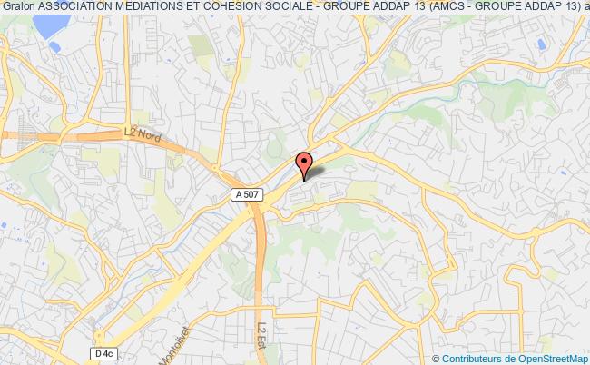 plan association Association Mediations Et Cohesion Sociale - Groupe Addap 13 (amcs - Groupe Addap 13) Marseille
