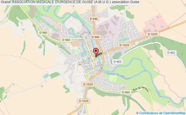 plan association Association Medicale D'urgence De Guise (a.m.u.g.) Guise