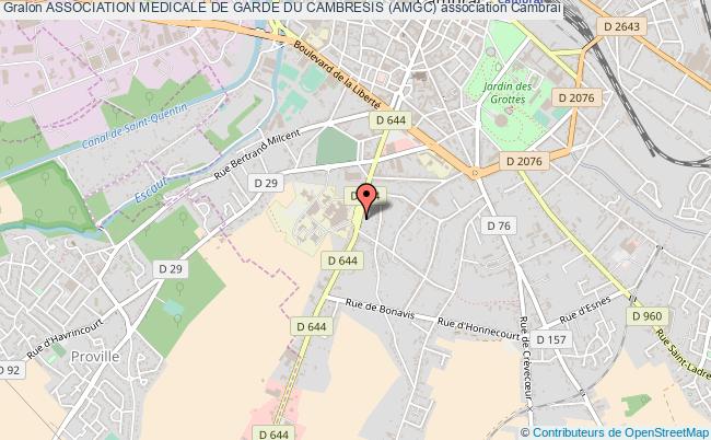 plan association Association Medicale De Garde Du Cambresis (amgc) Cambrai