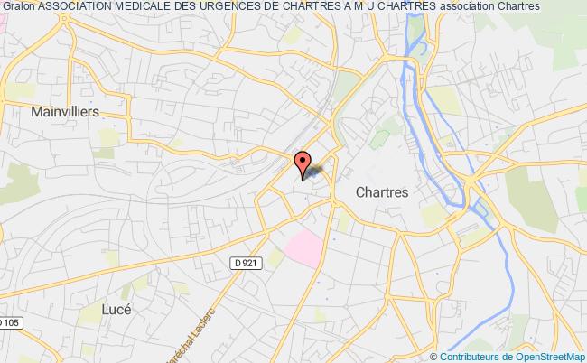 plan association Association Medicale Des Urgences De Chartres A M U Chartres Chartres