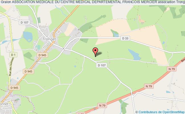 plan association Association Medicale Du Centre Medical Departemental Francois Mercier Tronget