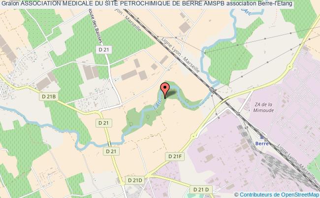 plan association Association Medicale Du Site Petrochimique De Berre Amspb Berre-l'Étang