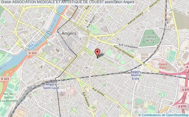 plan association Association Medicale Et Artistique De L'ouest Angers