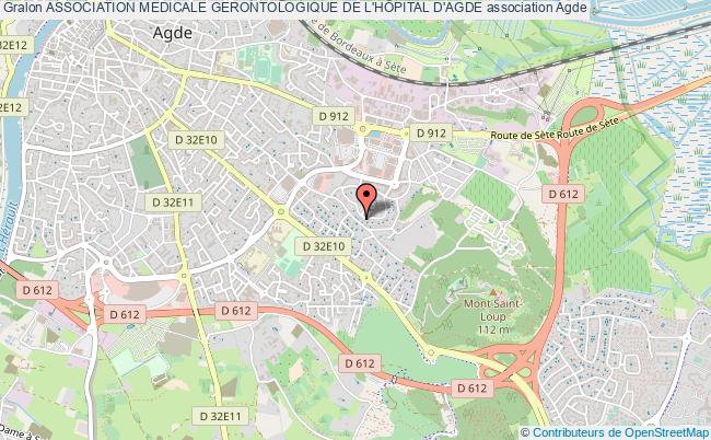 plan association Association Medicale Gerontologique De L'hÔpital D'agde Agde