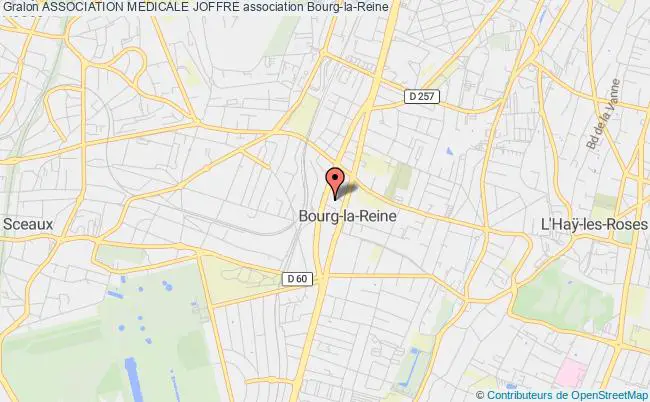 plan association Association Medicale Joffre Bourg-la-Reine