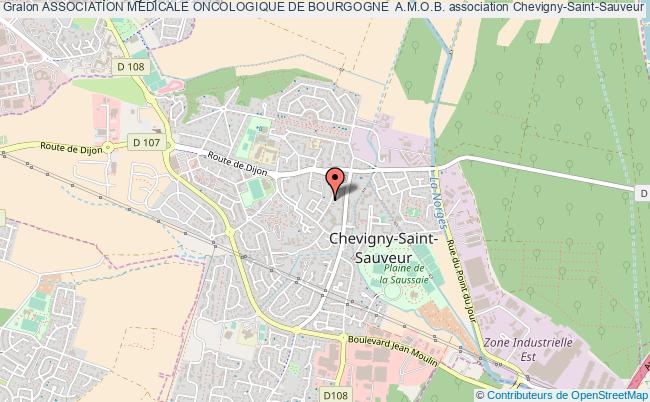 plan association Association Medicale Oncologique De Bourgogne  A.m.o.b. Chevigny-Saint-Sauveur