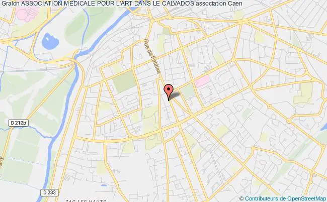 plan association Association Medicale Pour L'art Dans Le Calvados Caen