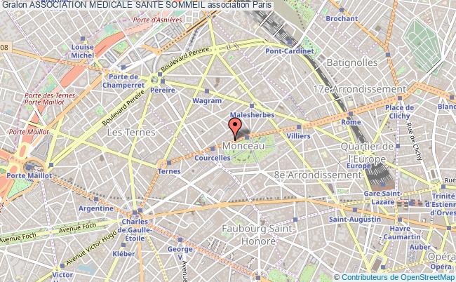 plan association Association Medicale Sante Sommeil Paris