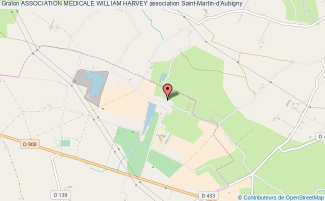 plan association Association Medicale William Harvey Saint-Martin-d'Aubigny