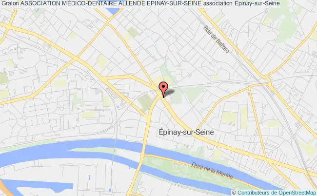 plan association Association MÉdico-dentaire Allende Epinay-sur-seine Épinay-sur-Seine