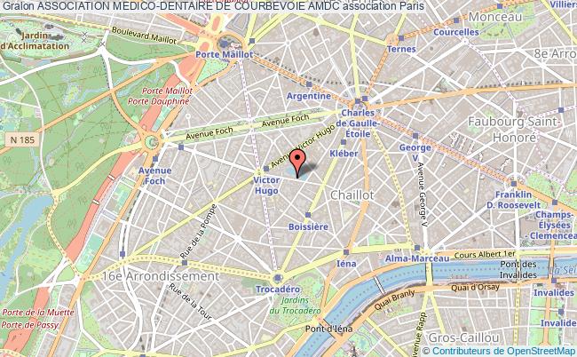 plan association Association Medico-dentaire De Courbevoie Amdc Paris