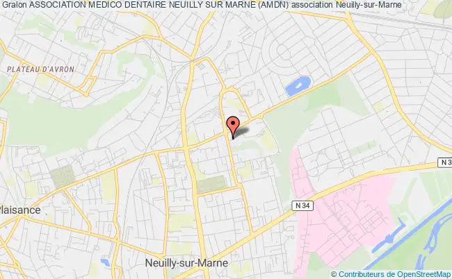 plan association Association Medico Dentaire Neuilly Sur Marne (amdn) Neuilly-sur-Marne