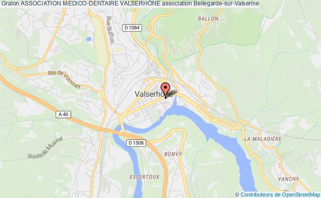 plan association Association Medico-dentaire Valserhone Valserhône