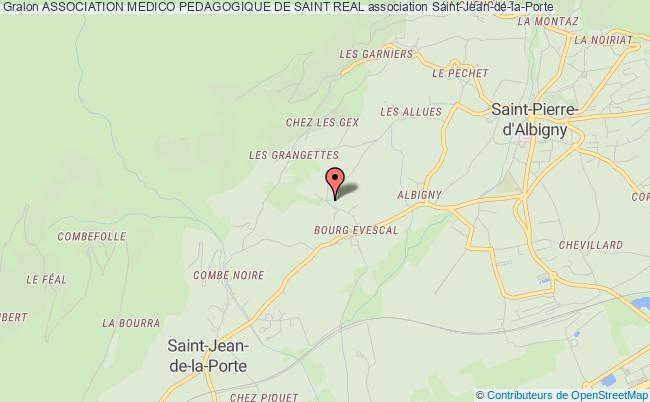 plan association Association Medico Pedagogique De Saint Real Saint-Jean-de-la-Porte