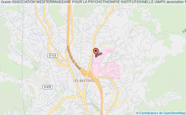 plan association Association Mediterraneenne Pour La Psychotherapie Institutionnelle (ampi) Marseille