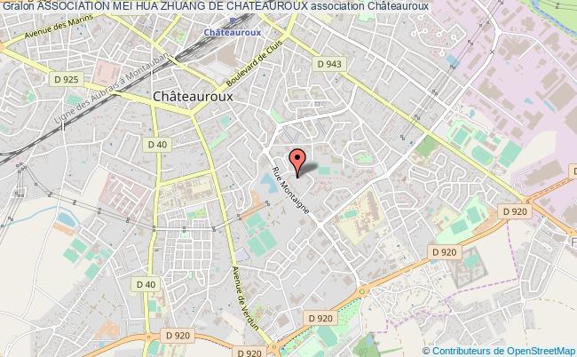 plan association Association Mei Hua Zhuang De Chateauroux Châteauroux
