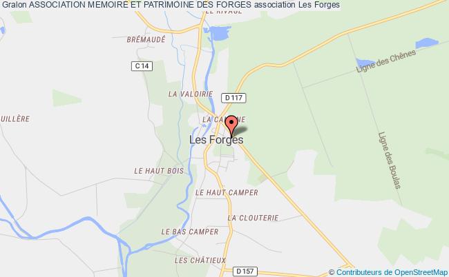 plan association Association Memoire Et Patrimoine Des Forges Les Forges