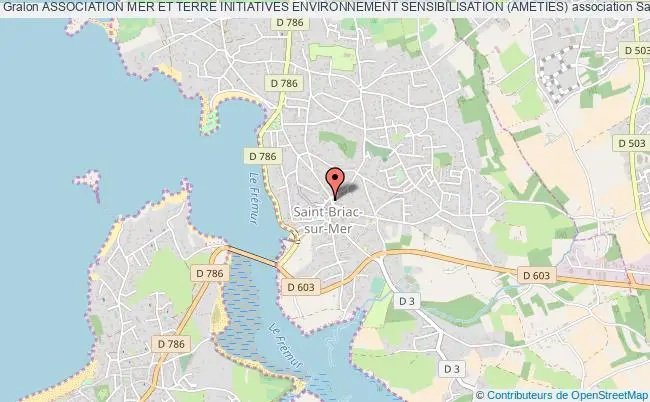 plan association Association Mer Et Terre Initiatives Environnement Sensibilisation (ameties) Saint-Briac-sur-Mer